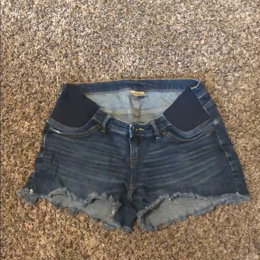 Maternity Jean shorts.